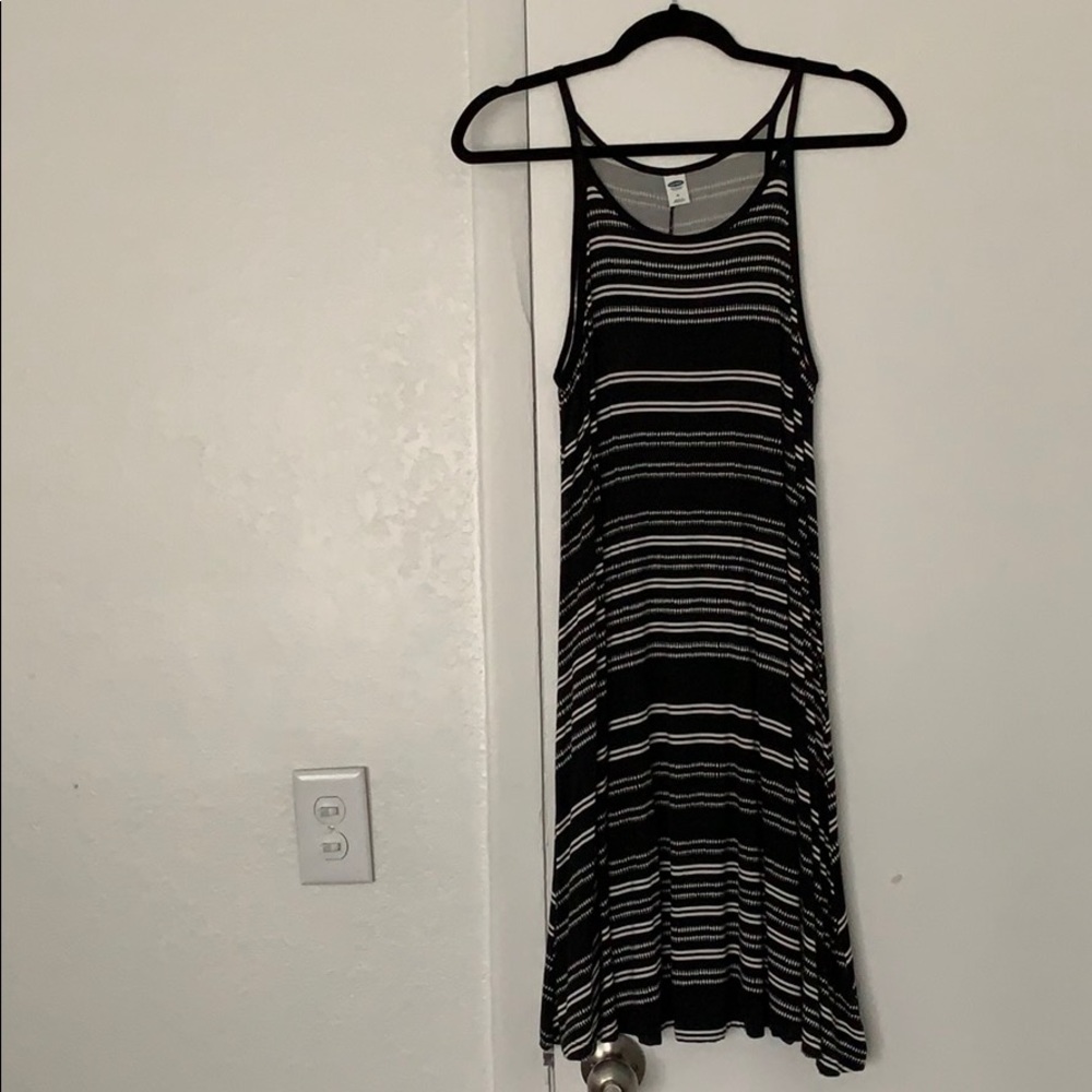 Black and white dress